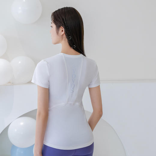 VOVOS女子凉感速干训练运动短袖体恤VTX8019 商品图3