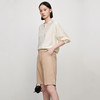 IN AND ON21289春季新款超柔丝棉圆领衬衫女超薄透气宽松上衣 商品缩略图3