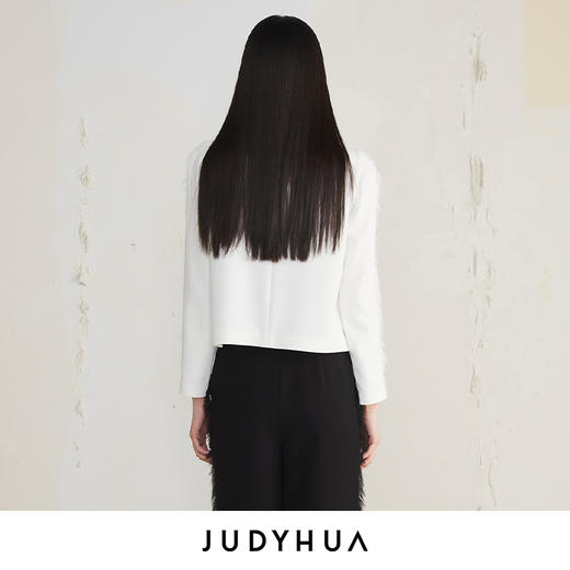 JUDYHUA 毛边设计款上衣 商品图2