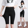 【超显身材 收腹提臀 穿出性感小蛮腰！】五分鲨鱼裤纯色女外穿，夏季薄款收腹芭比裤骑行裤无痕瑜伽打底短裤 商品缩略图1