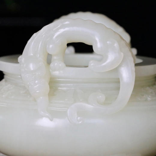 和田玉（白玉）香炉 386.77g 商品图8