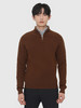 callisto咖色全羊绒半高领拉链款 FRKNW069H 商品缩略图0