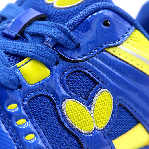 Butterfly蝴蝶乒乓球鞋 CHD-6 专业儿童乒乓球鞋 小学生运动鞋 蓝黄色 商品图3