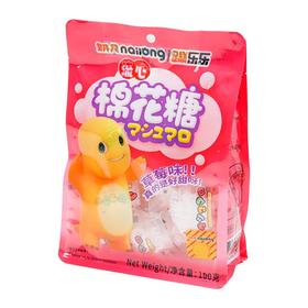 蹦乐乐流心棉花糖草莓味100g