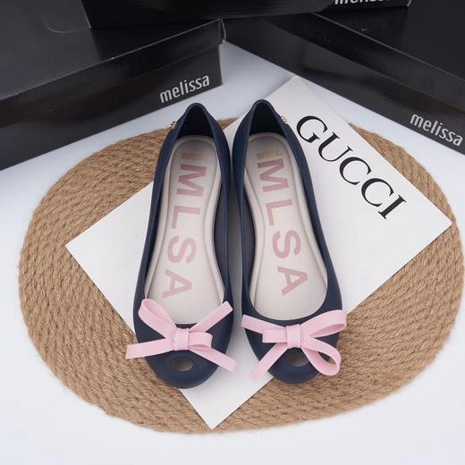 点此购买 梅丽莎女士蝴蝶结果冻鞋 dx 252086 商品图1