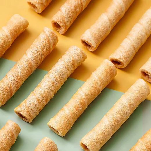 【满口榴莲香！榴莲蛋卷198支】轻轻一咬，“榴莲控”们认定的好味道！榴莲味卷心酥饼干整箱网红推荐解馋好吃的零食小吃休闲食品茶夏日中式好物夏日中式好物特价清仓 商品图1