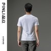 PINLI品立夏季新款男装修身V领上衣休闲短袖T恤纯色潮牌男士体恤B222111030 商品缩略图3