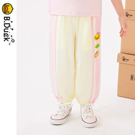 B.Duck小黄鸭童装夏季针织长裤105-150 FF2457010