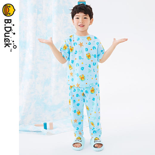 B.Duck小黄鸭童装夏季家居套装105-150 BF2487095 商品图4