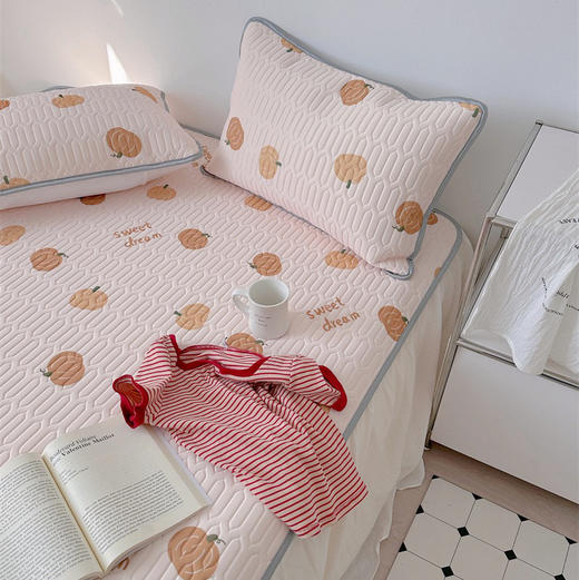 乳胶凉席三件套夏季裸睡家用冰丝可水洗折叠学生宿舍单人席子 商品图1