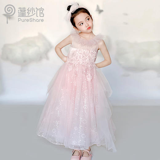 pureshare蓬纱馆 女童礼服裙花恋连衣裙夏季 商品图3