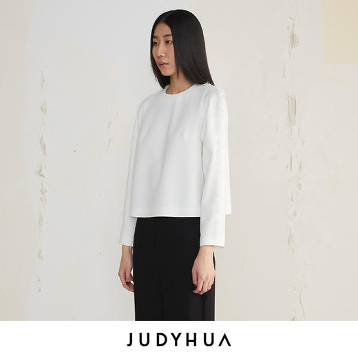 JUDYHUA 毛边设计款上衣 商品图1