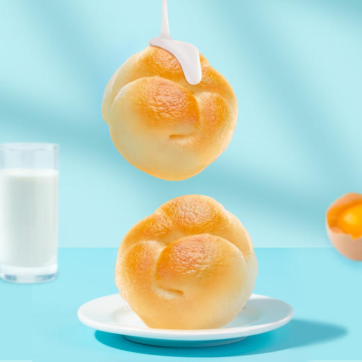 【自营】港荣蒸面包 淡奶味 460g 商品图4