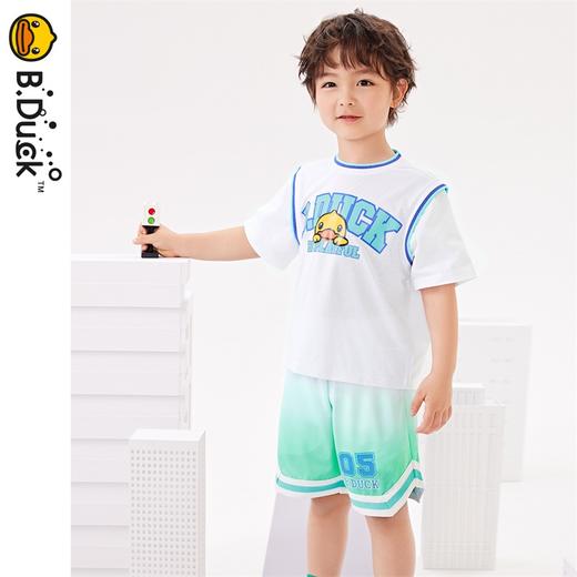 B.Duck小黄鸭童装夏季短袖套装105-150 BF2481081 商品图4