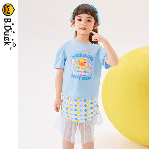 B.Duck小黄鸭童装夏季短袖套装105-150 FF2481032 商品图4