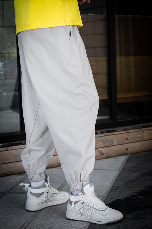 S324236151分割束脚针织裤 商品图2