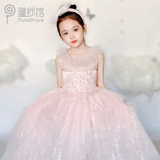 pureshare蓬纱馆 女童礼服裙花恋连衣裙夏季 商品图0