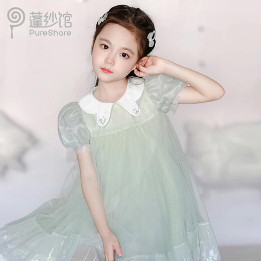 pureshare蓬纱馆 化蝶连衣裙夏季公主裙女童新款 商品图0