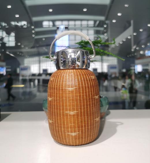 260ml 竹丝手提保温杯°本色&碳化色 商品图4