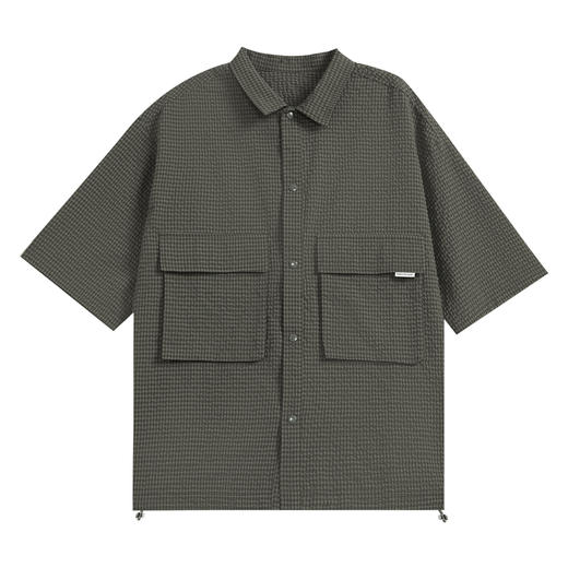 【断码清仓】HX 夏季套装短袖衬衫Z001320003101 商品图0