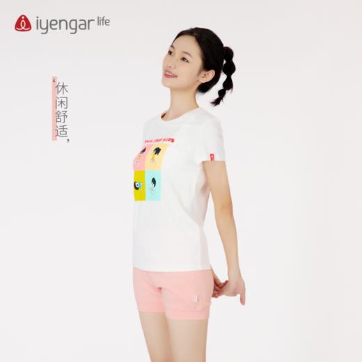 新子瑜伽女装T恤 瑜伽短袖 瑜伽T恤 商品图1