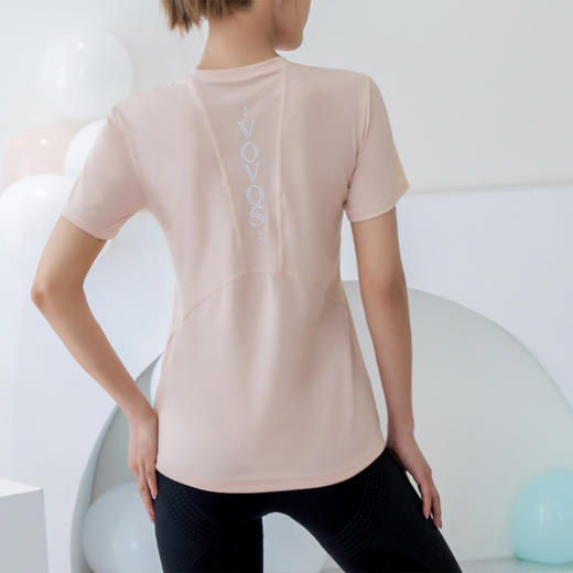 VOVOS女子凉感速干训练运动短袖体恤VTX8019 商品图1