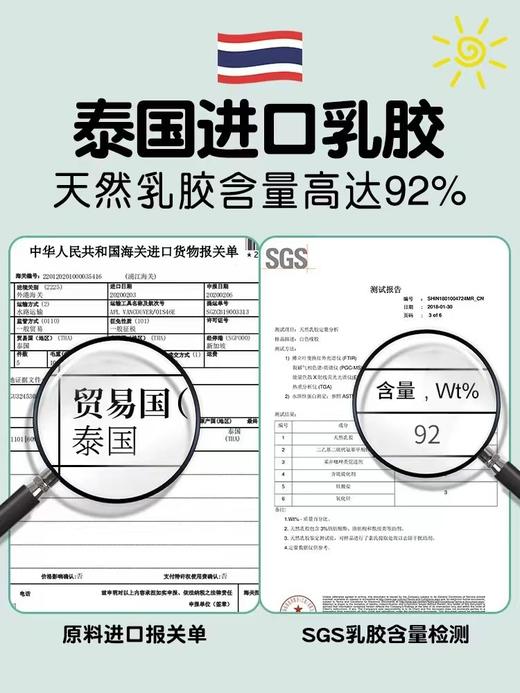 富丽岛家纺史努比儿童乳胶枕 商品图4
