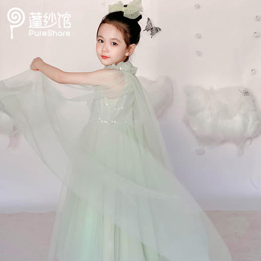 pureshare蓬纱馆 春雨连衣裙女童礼服裙夏季 商品图1