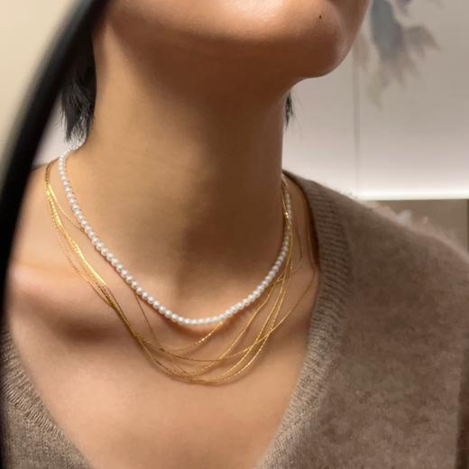 pearlside 金属质感银河链\落日链 商品图1