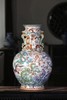 斗彩九龙纹双耳瓶 商品缩略图0