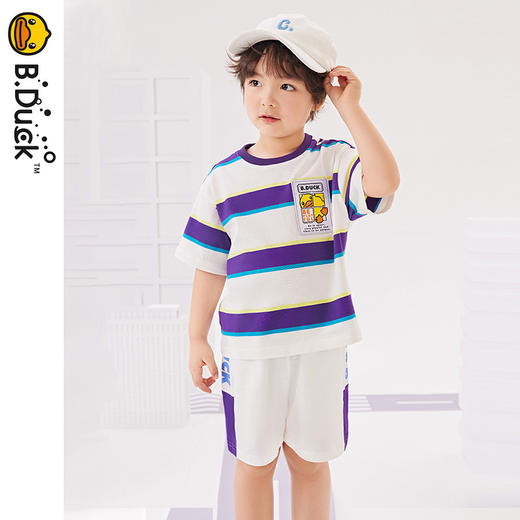 B.Duck小黄鸭童装夏季短袖套装105-160 BF2481085 商品图3