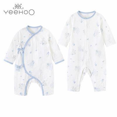 英氏婴儿连体衣碧浮宝宝初生和尚服爬服YLAAJ1P010A YLHAJ1P012A 商品图0