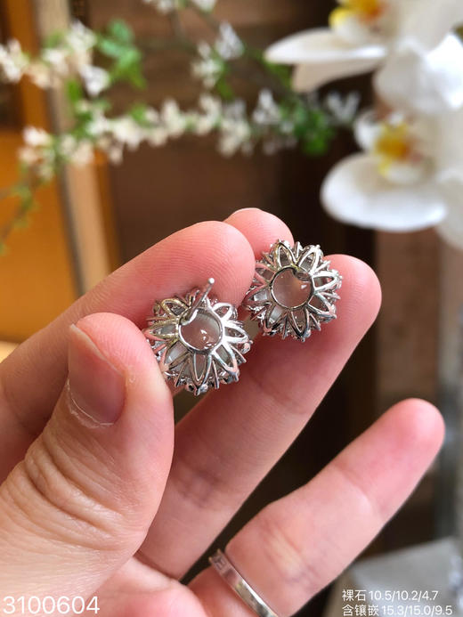 玻璃蛋面耳钉 55999【3100604】 商品图7