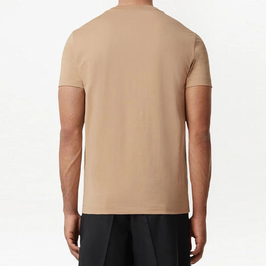 BURBERRY 巴宝莉 男士TB专属标识装饰棉质圆领短袖T恤 卡其色 8053424 A7405 商品图2