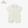 英氏新生婴儿哈衣短袖连体衣23夏季短哈翻领男女爬服YRHBJ2P404A 商品缩略图0