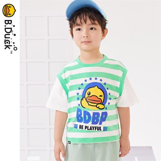 B.Duck小黄鸭童装夏季短袖T恤105-160 BF2402002 商品图0