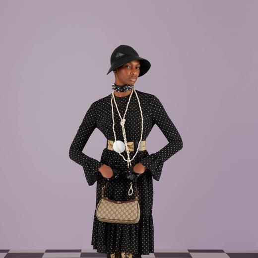 Gucci 古驰 女士 Ophidia系列小号手袋/hobo腋下包 2023新品上市 商品图7