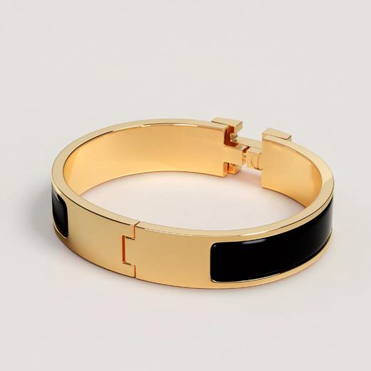 【预定款】爱马仕 Hermes 男女通款窄版珐琅 Clic H手镯 商品图1
