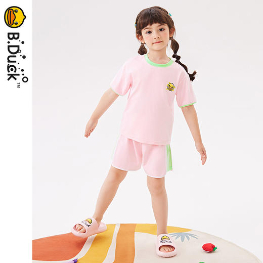 B.Duck小黄鸭童装夏季家居套装105-150 BF2487091 商品图2