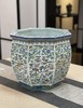 青花斗彩缠枝暗八宝八方画卷缸 商品缩略图0