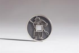 矩德泉坊 纯银手作    马钱魏文通（2.9厘米版）532