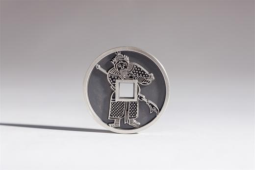 矩德泉坊 纯银手作    马钱魏文通（2.9厘米版）532 商品图0