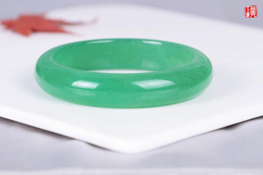 [ 清福 ]  东陵玉手镯 | 绿意盎然，碧水春色，恬静又诗意 商品图4