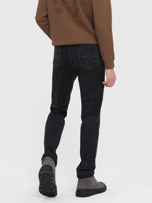 callisto深灰弹力棉牛仔裤 FRJPW001Y 商品图2