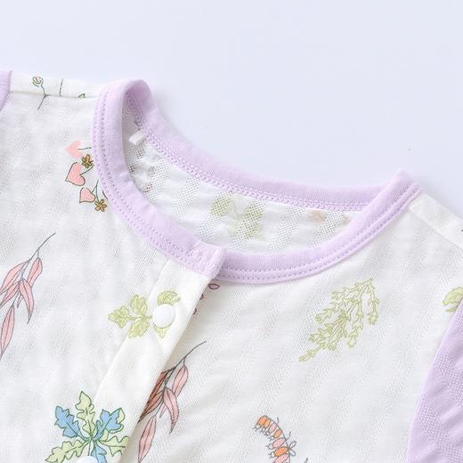 英氏连体蛤衣新生儿纯棉轻薄提花爬服YLHAJ12007A YLHAJ12008A YLAAJ12008A YLAAJ12007A 商品图1