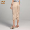 佐尔美夏季新款 时尚舒适桑蚕丝真丝长裤女E22KS80 商品缩略图4