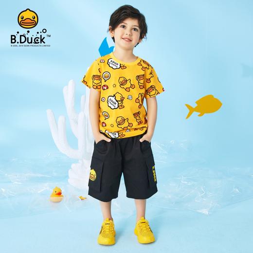B.Duck小黄鸭童装夏季短袖T恤105-160 BF2201921B 商品图3