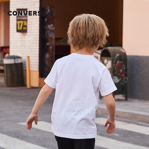 CONVERSE 匡威  夏 大童小童 短袖T恤 休闲经典质地柔软 CNVB-TE-B600 商品图1