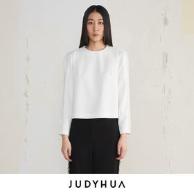 JUDYHUA 毛边设计款上衣