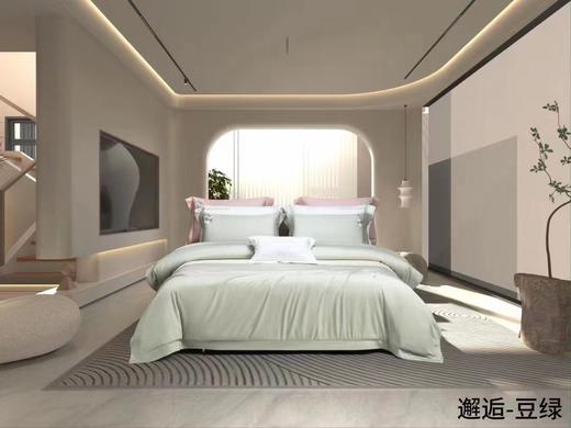 富丽岛家纺天丝绣花四件套邂逅 商品图0